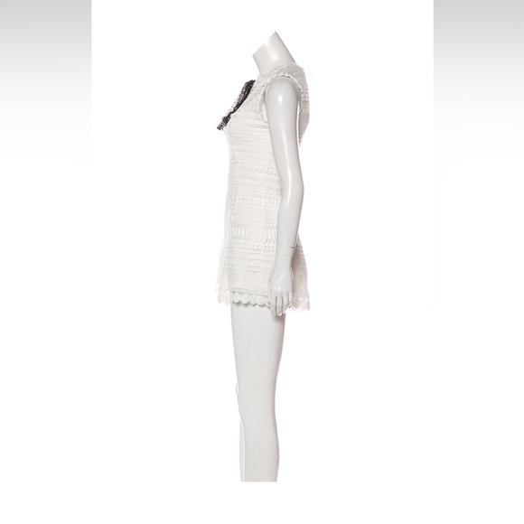 Alexis White Crew Neck Romper Size XS - Picture 2 of 8